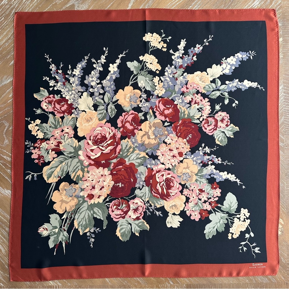 Authentic Ralph Lauren Scarf New Without Tag - Picture 1 of 6